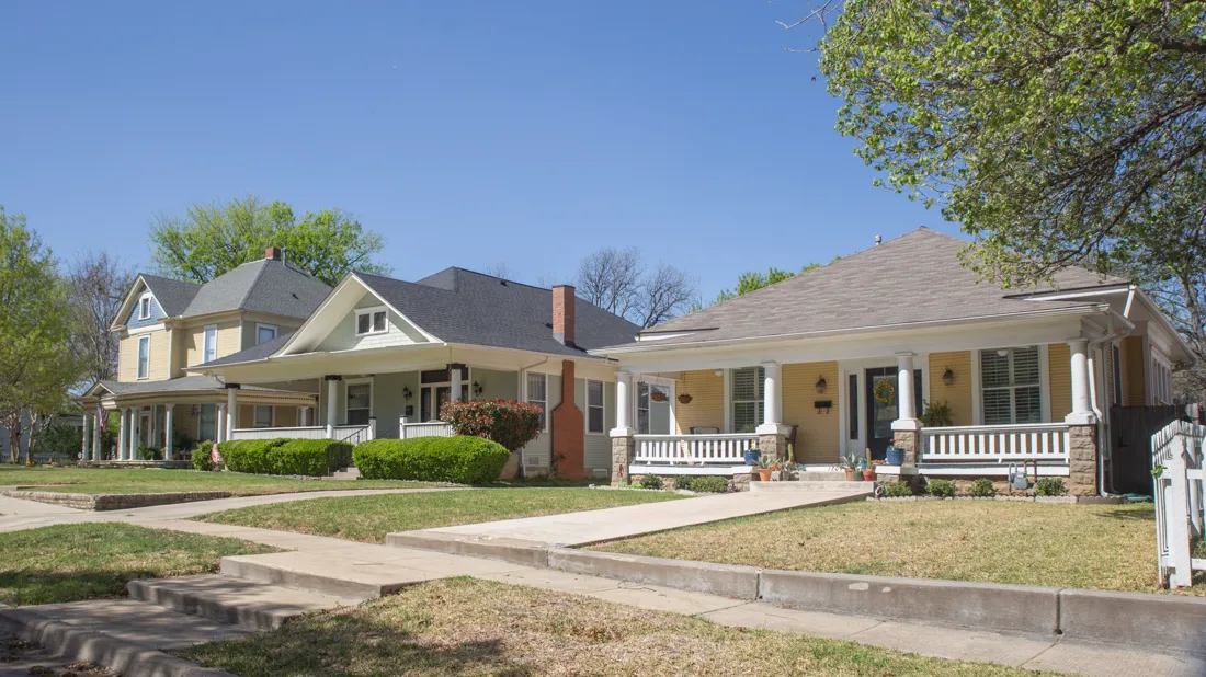 Historic homes in Fort Worth’s Fairmount district